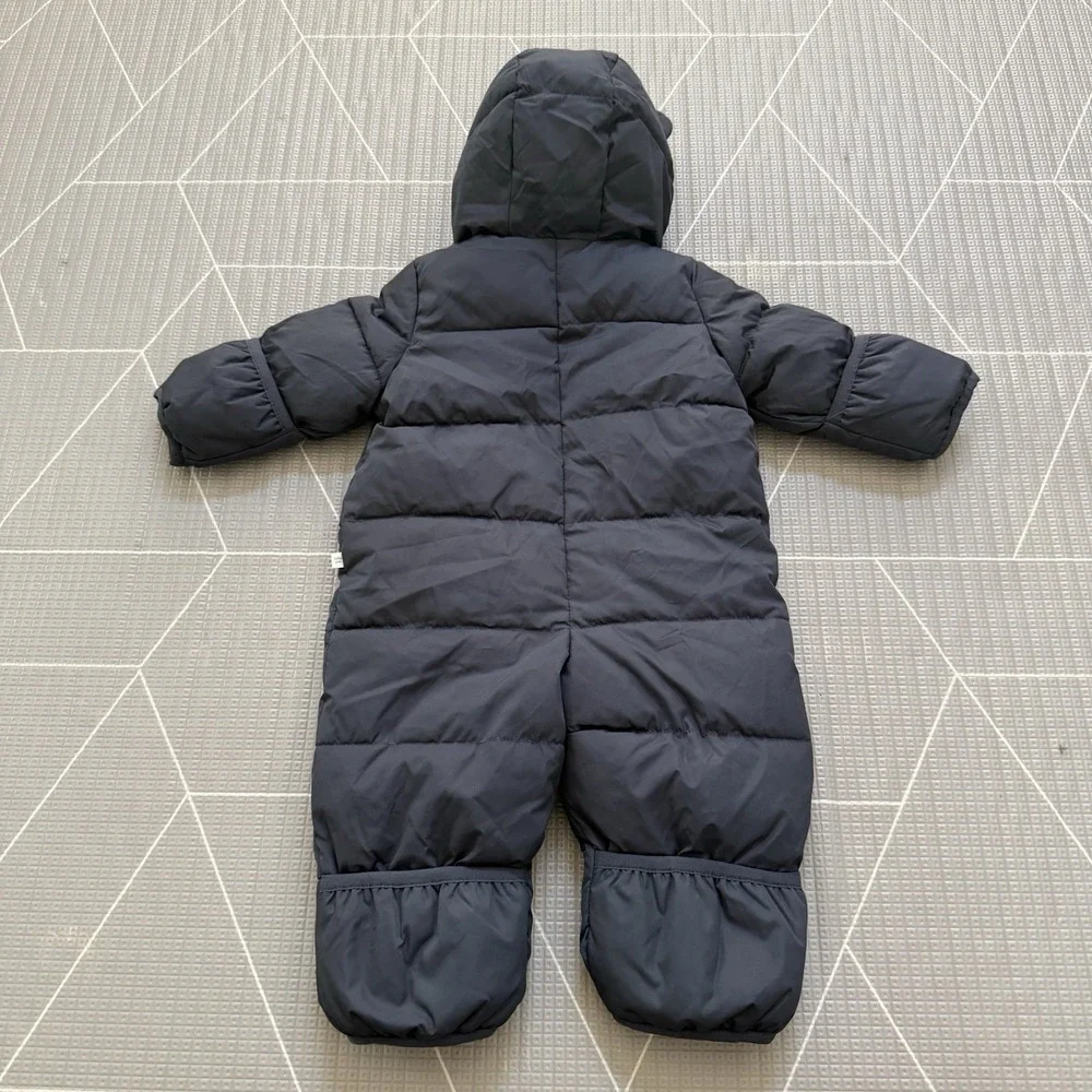 Baby Gap ColdControl Max Snowsuit 0-3 Months Soft Black EUC Bunting One Piece